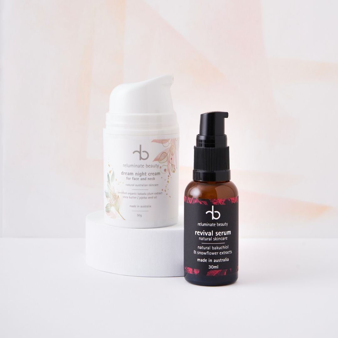 Dreamy Glow Duo -Night Cream & Revival Serum for Radiance Duo for mature skin