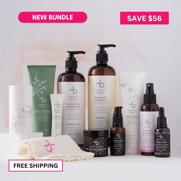 Radiant Ritual Skin and Hair Bundle Bundle for mature skin