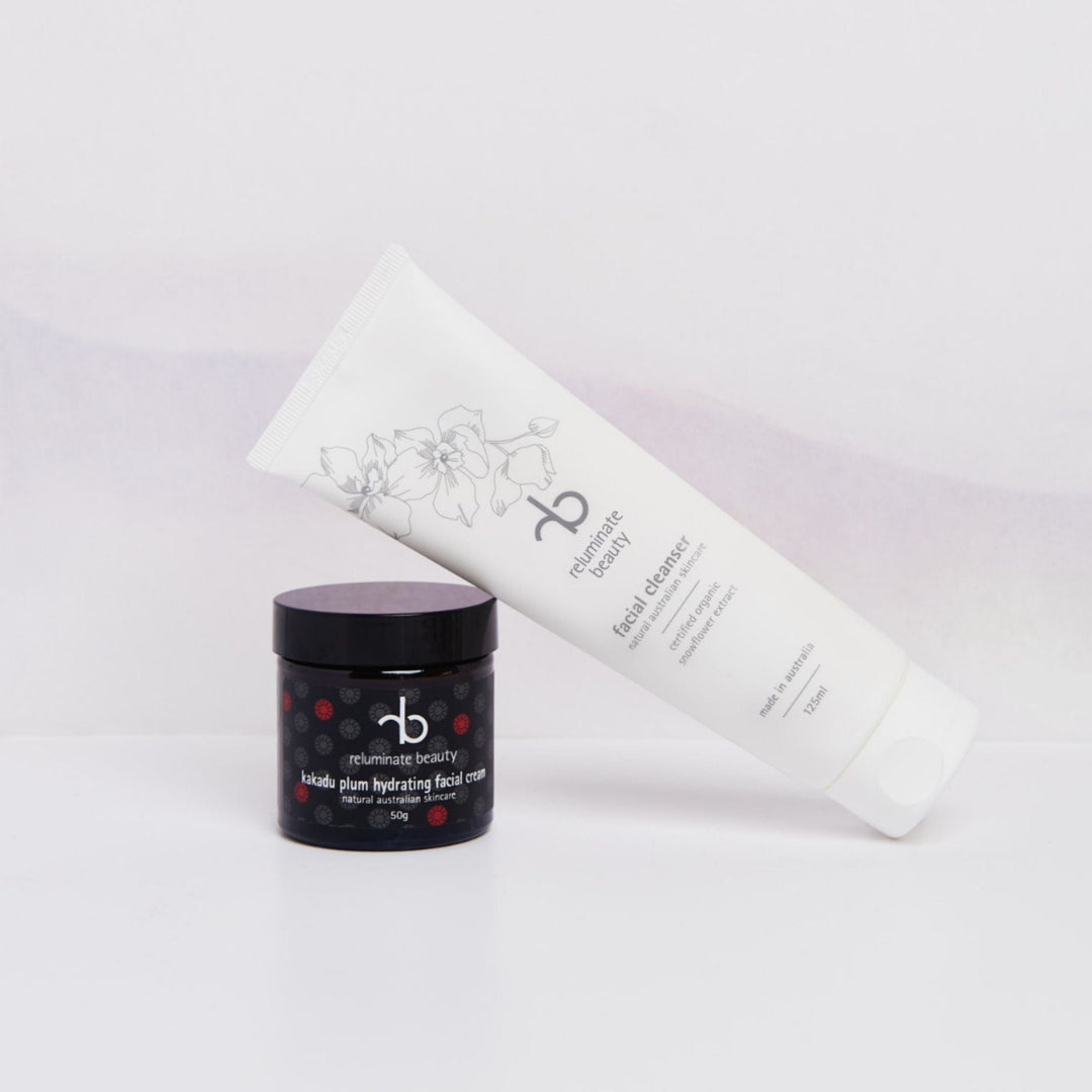 rawbeauty naturally Daily Hydrating Facial Duo - Cleanse & Hydrate For Radiant Skin