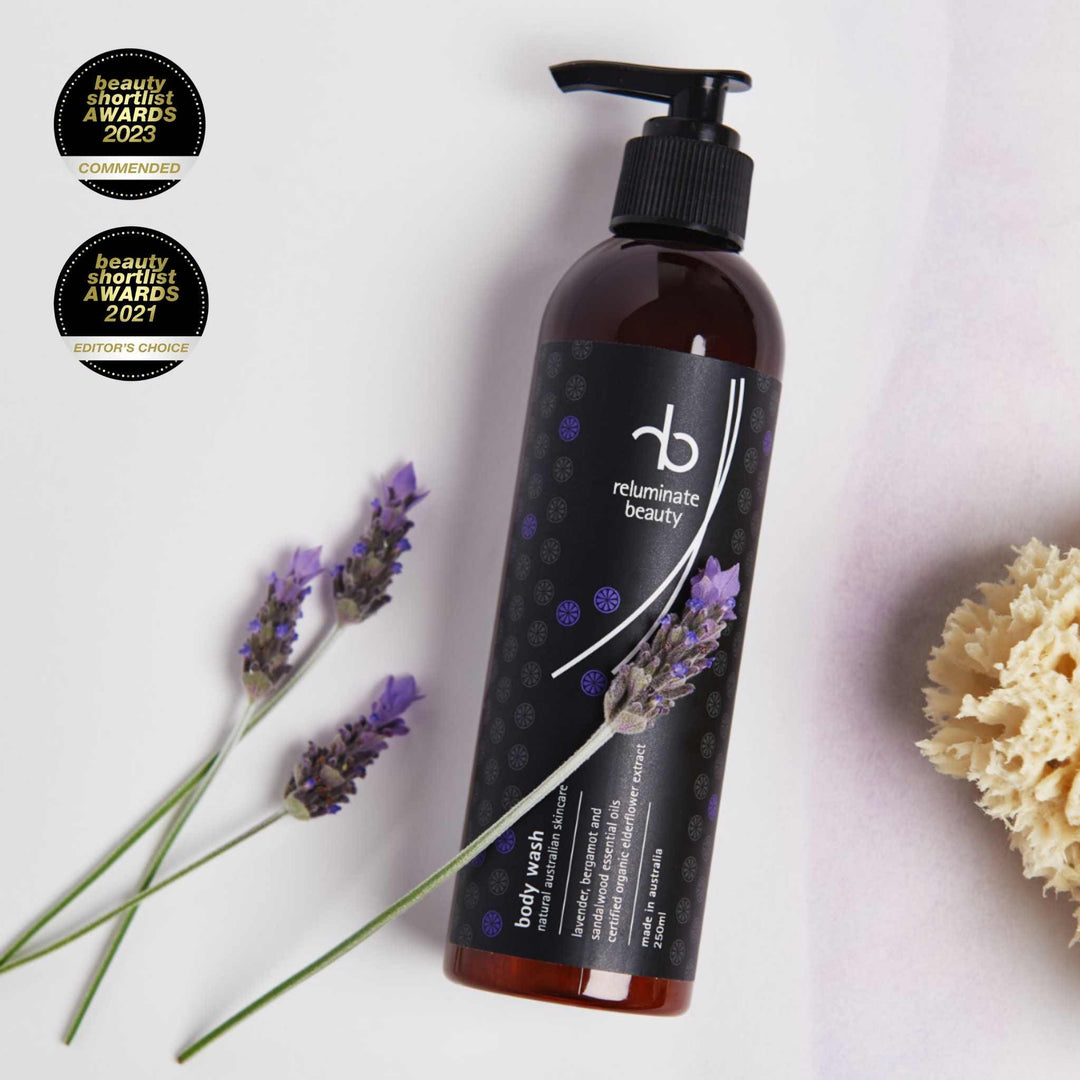 rawbeauty naturally Natural Hydrating Body Wash With Lavender, Bergamot & Sandalwood