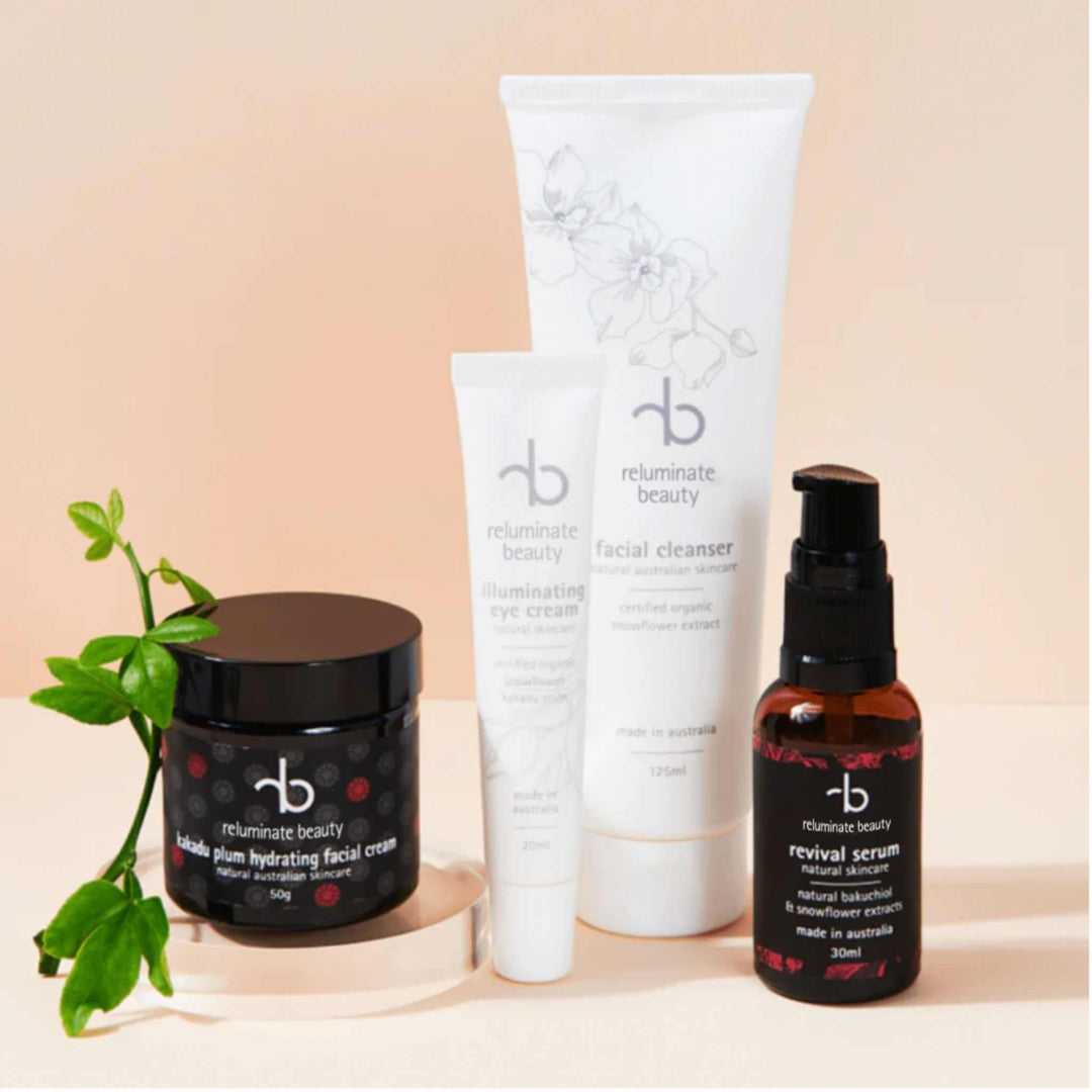 rawbeauty skincare Ultimate Face Skincare Bundle - 4 Essentials for Hydrated, Healthy & Glowing Facial Skin.