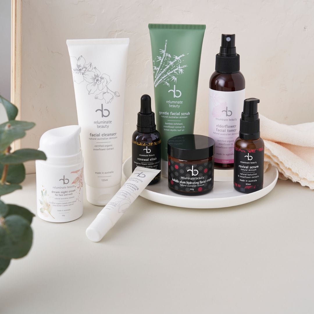 reluminate beauty Bundle Deluxe Day-to-Night Skincare -Hydrate, Nourish & Glow