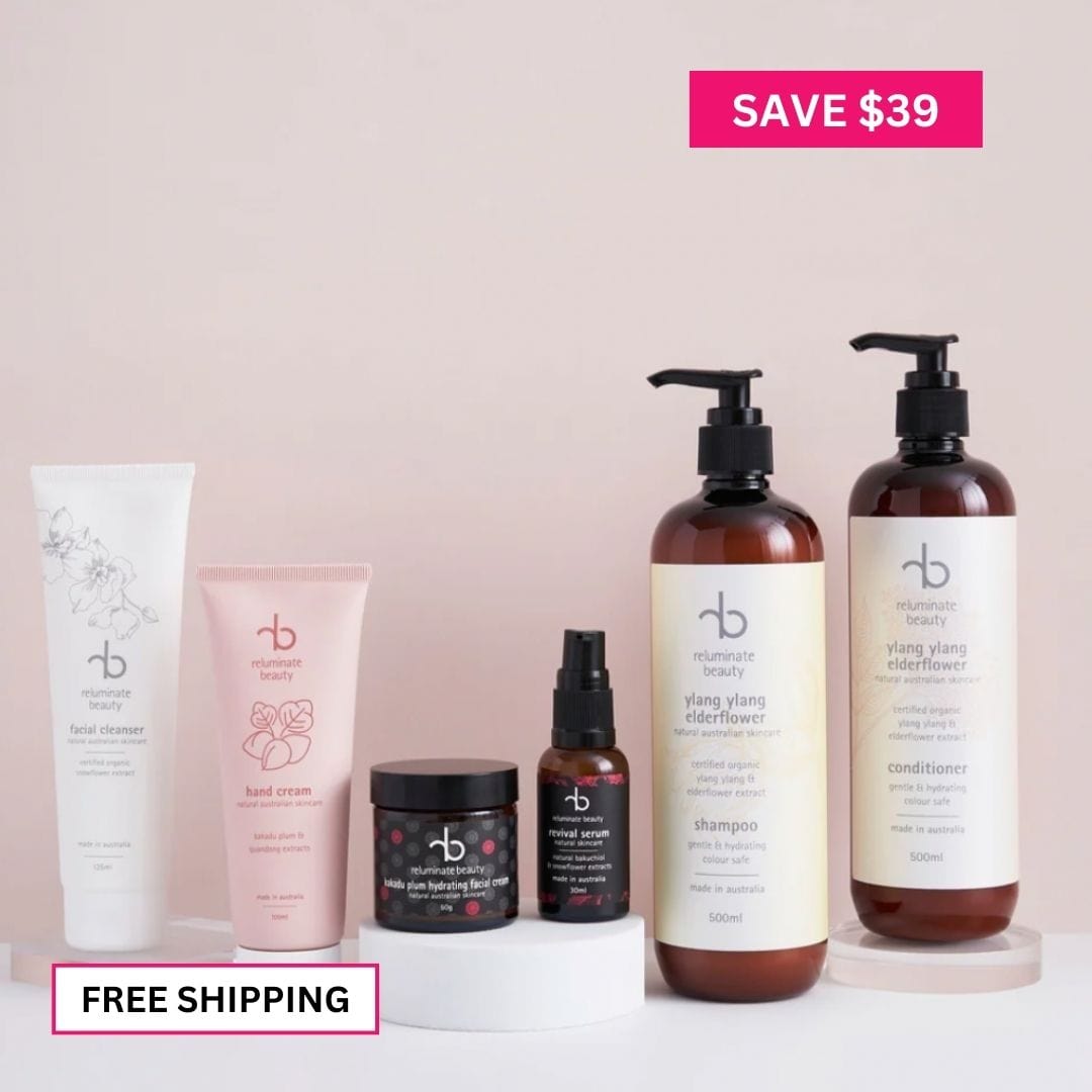 reluminate beauty Bundle Green Glow Bundle -Award-Winning Vegan Skincare Heroes