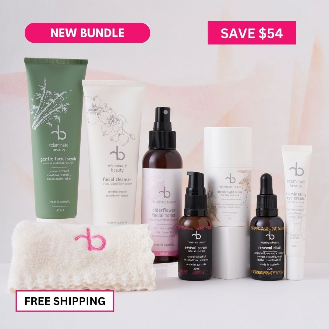 Reluminate Beauty Bundle Luxe Night Restore Set -Nourishing Night Skincare Routine