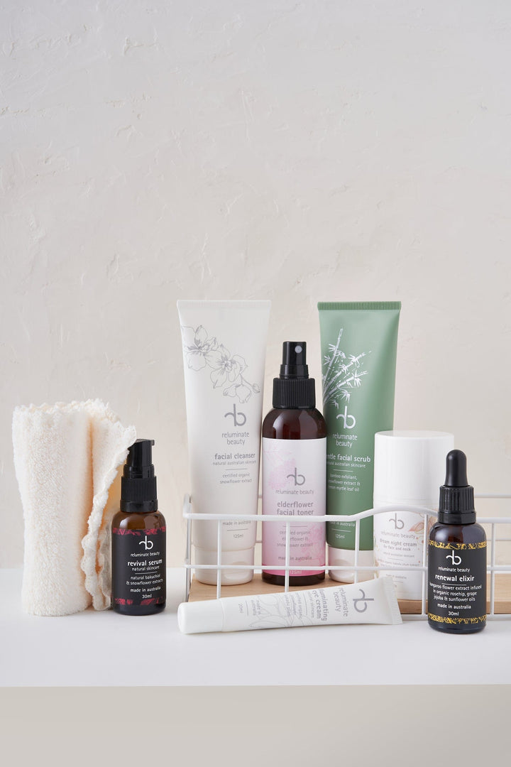 Reluminate Beauty Bundle Luxe Night Restore Set -Nourishing Night Skincare Routine