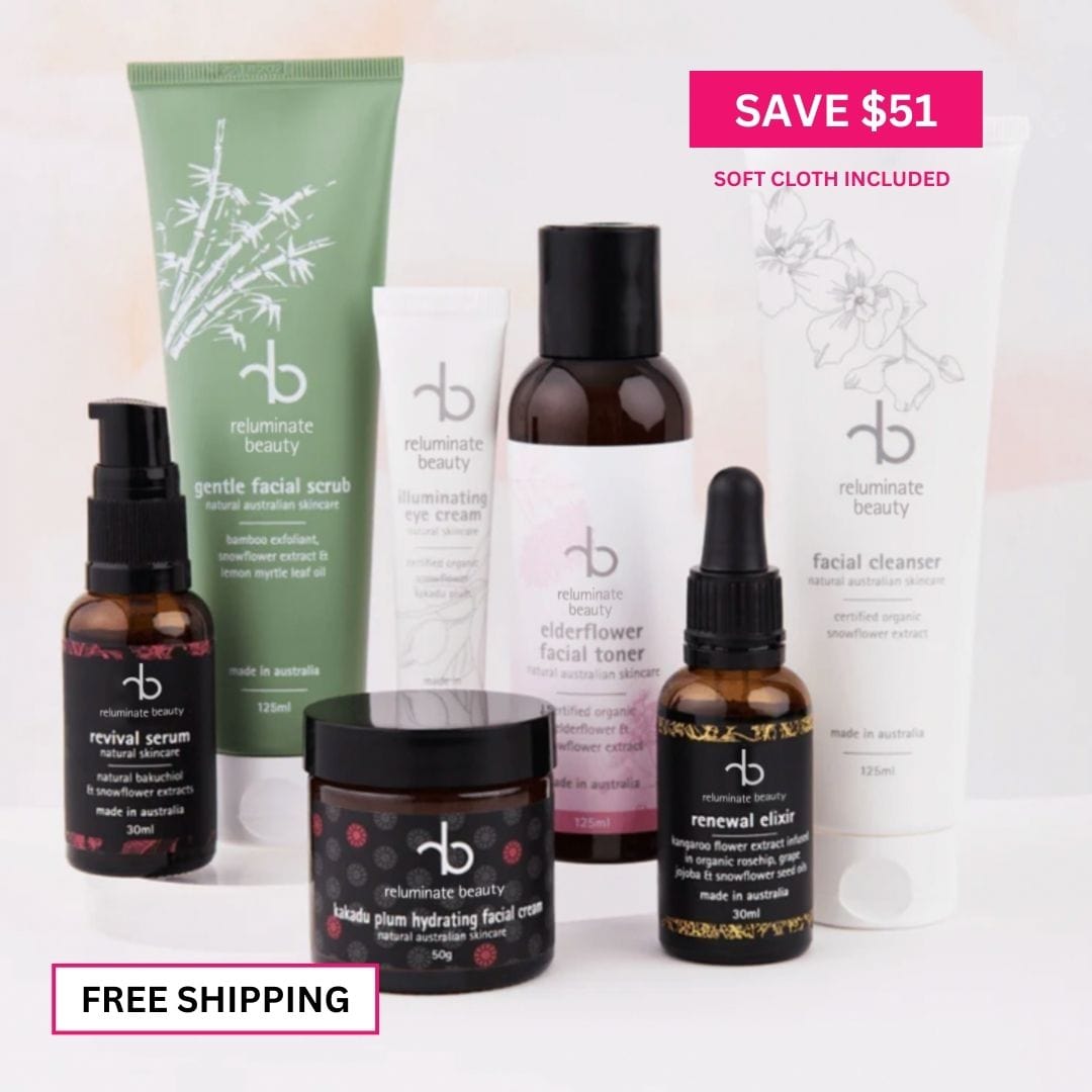 reluminate beauty Bundle The Luxe 8 Piece Skincare Bundle - Nourish & Rejuvenate