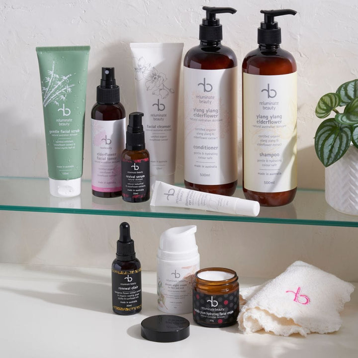 reluminate beauty Bundle The Radiant Ritual Collection - Complete Skincare & Haircare Ritual