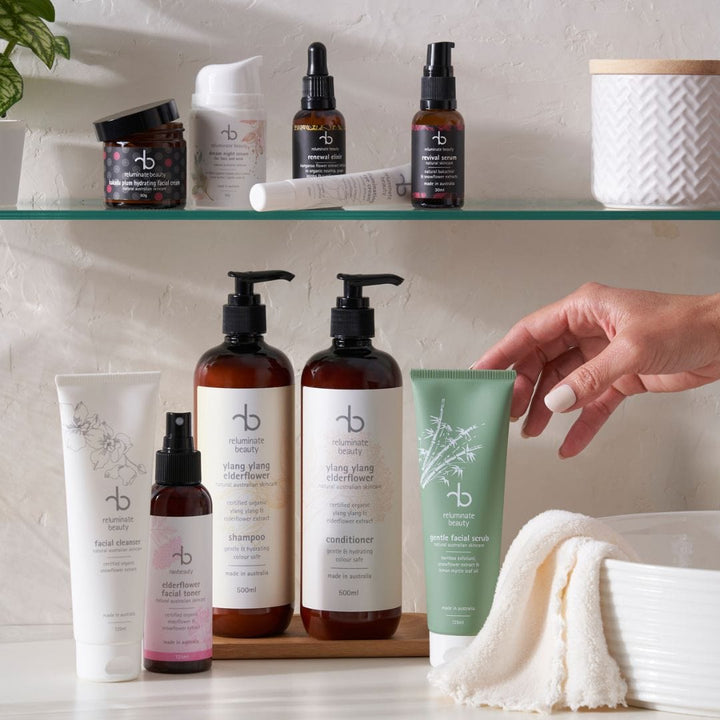 reluminate beauty Bundle The Radiant Ritual Collection - Complete Skincare & Haircare Ritual
