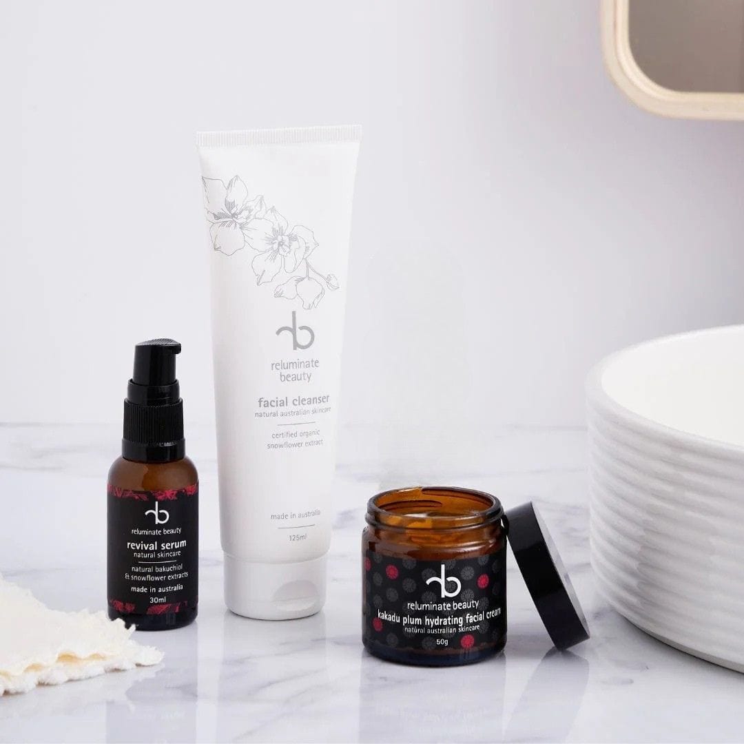 reluminate beauty Cleanse, Hydrate & Illuminate – Daily Skincare Ritual
