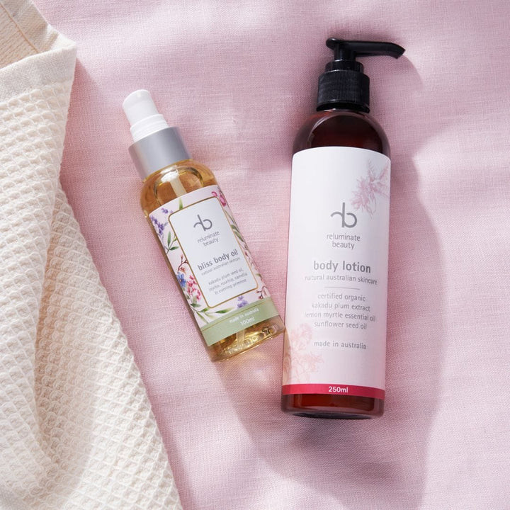 reluminate beauty Duo Botanical Body Duo – Hydrate, Nourish, Restore