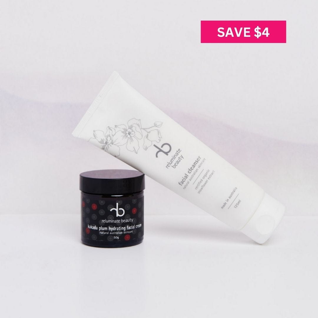 reluminate beauty Duo Daily Hydrating Facial Duo -Refresh, Cleanse & Hydrate Skin
