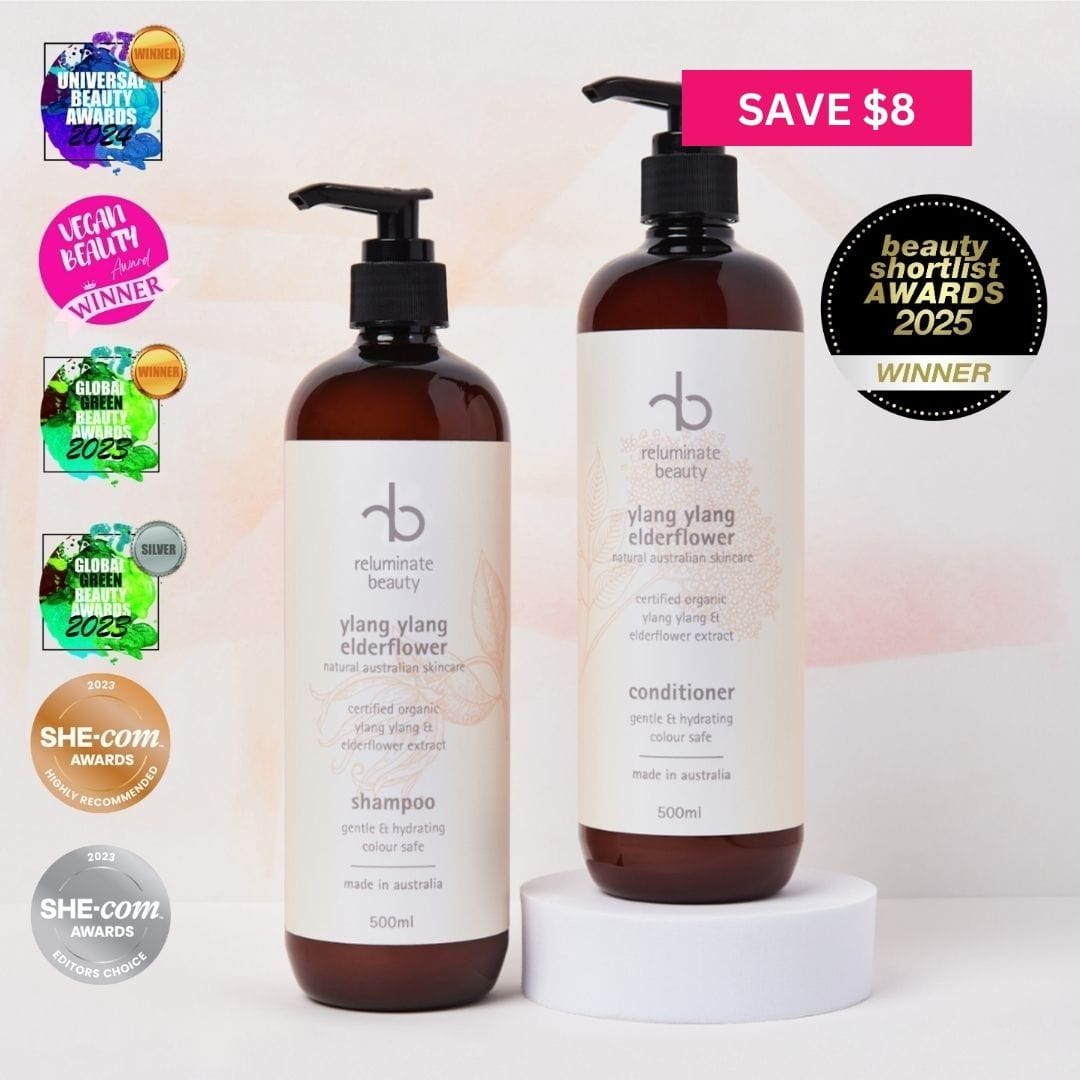 reluminate beauty Duo Hair Duo - Award-Winning Natural Shampoo & Conditioner Set