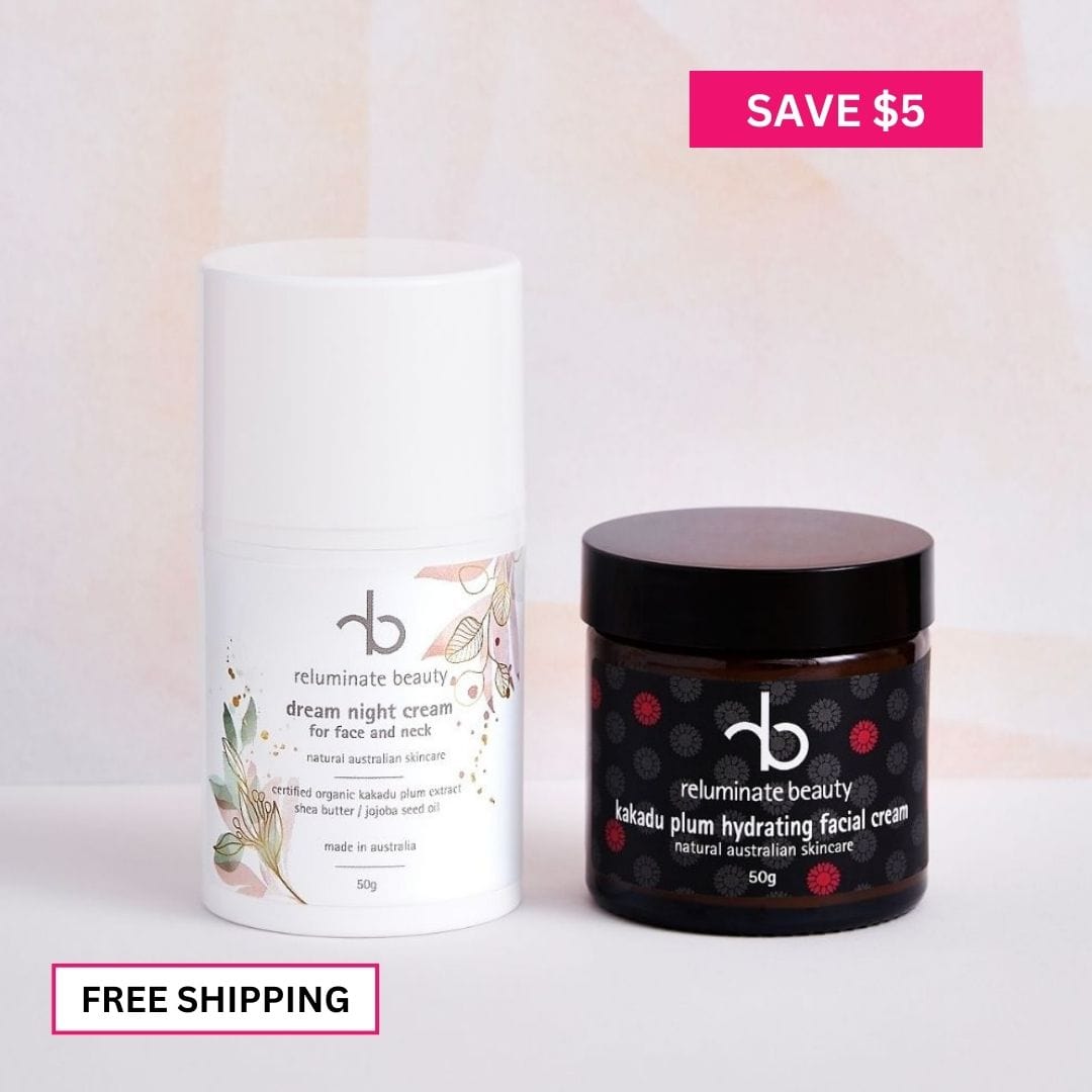 reluminate beauty Duo Kakadu Plum Day & Night Cream Duo Pack - For Face & Neck