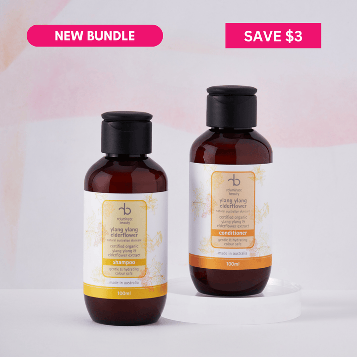 reluminate beauty Duo Natural Hydrating Shampoo and Conditioner Duo for Maturing Hair 100ml