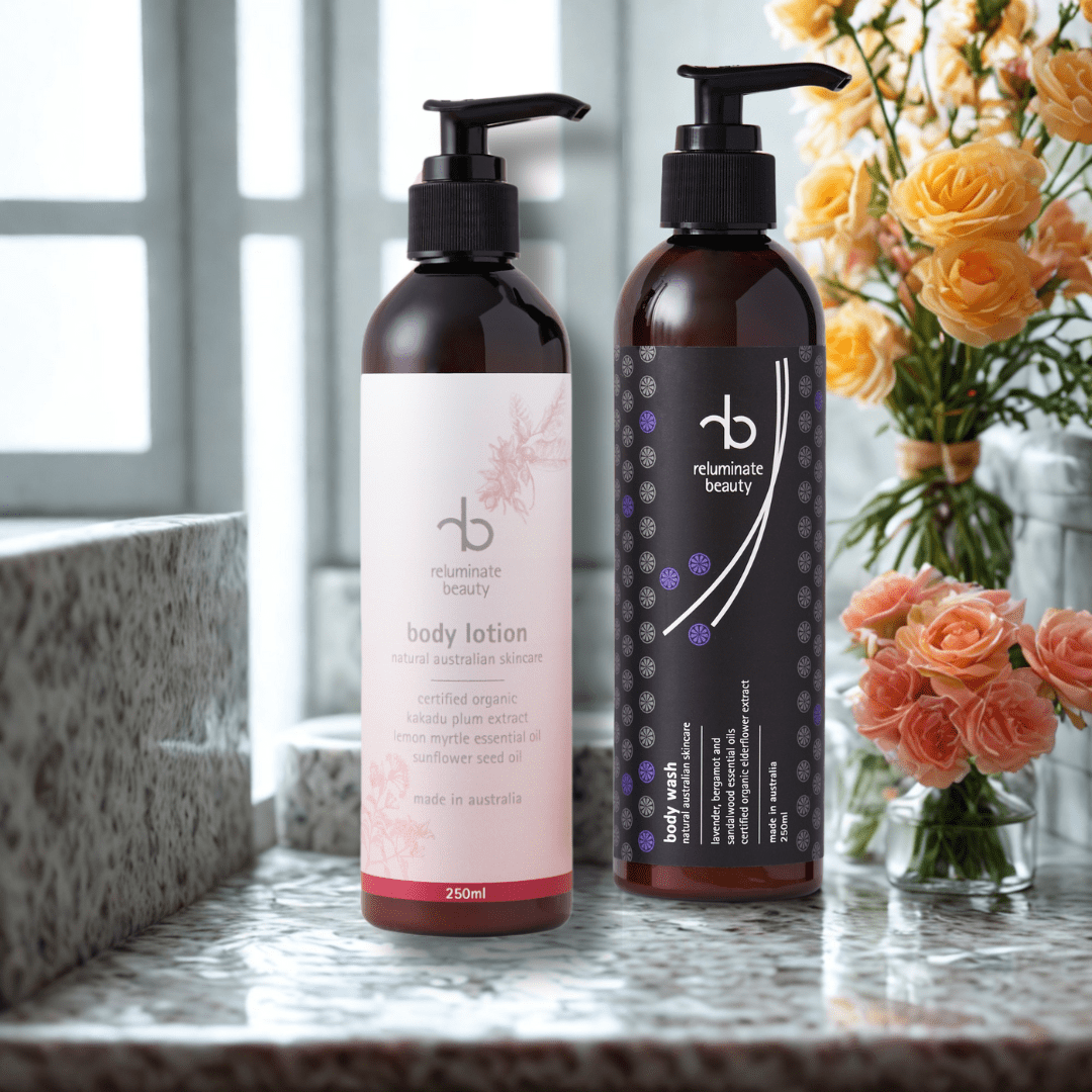 reluminate beauty Duo Pamper Body Duo -Cleanse & Hydrate Naturally with Care