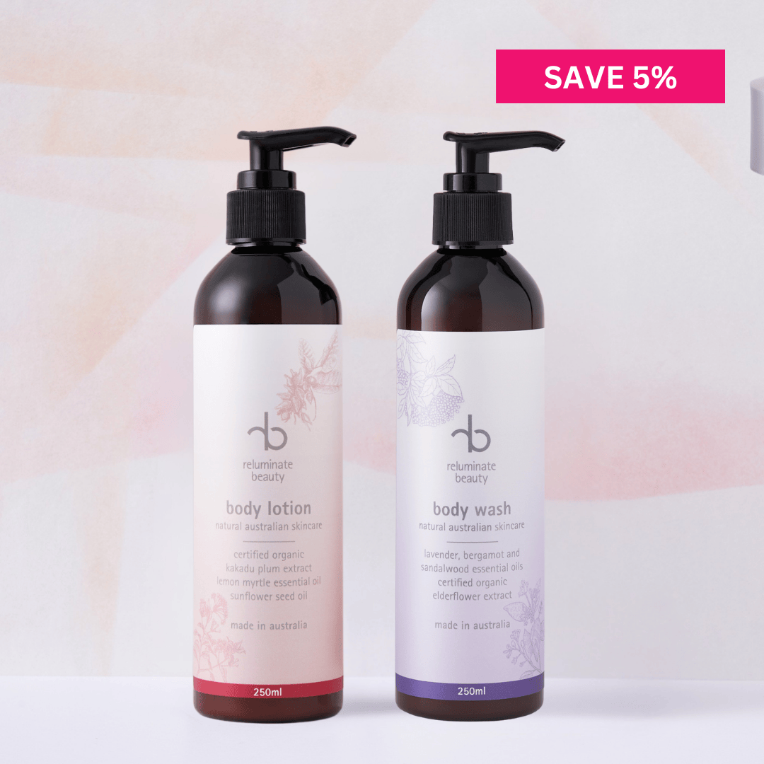 reluminate beauty Duo Pamper Body Duo -Cleanse & Hydrate Naturally with Care