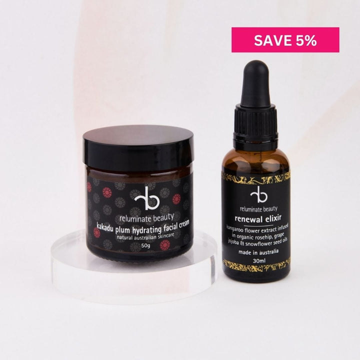 reluminate beauty Duo Renew & Illuminate Facial Duo - Hydrate & Nourish