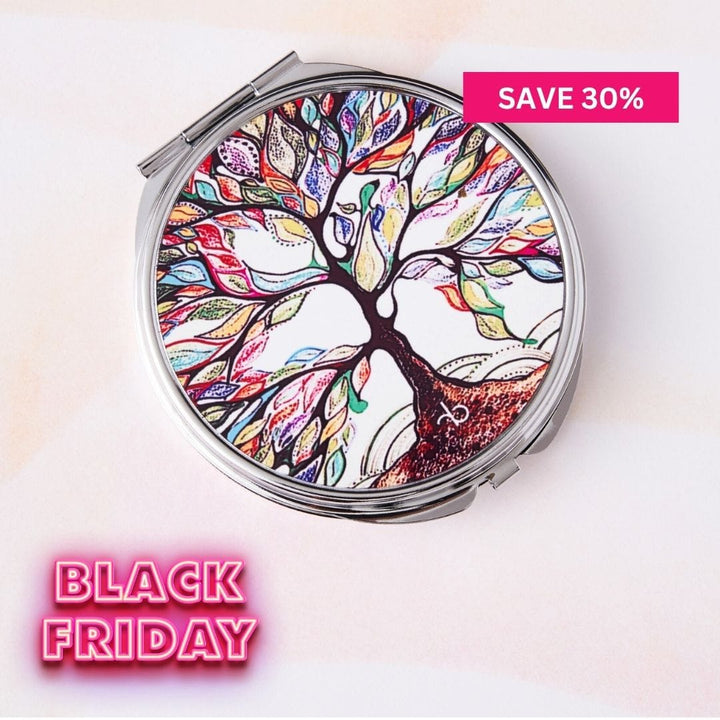 reluminate beauty mirrror Elegant Compact Mirror -Perfect for Your Handbag or Travel