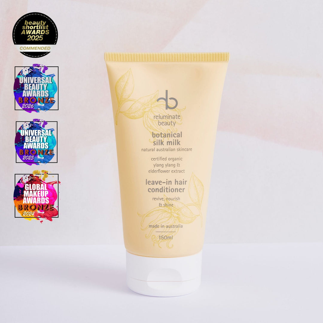 reluminate beauty Single Botanical Silk Milk -Leave-In Conditioner to Revive & Shine