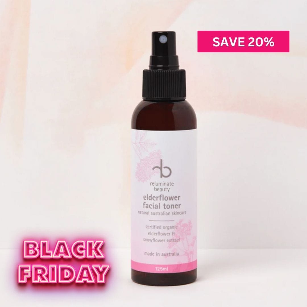 reluminate beauty Single Elderflower Facial Toner Mist -Refreshing & Hydrating Care