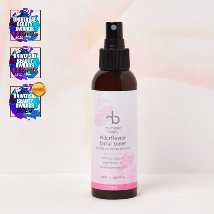 reluminate beauty Single Elderflower Facial Toner Mist -Refreshing & Hydrating Care