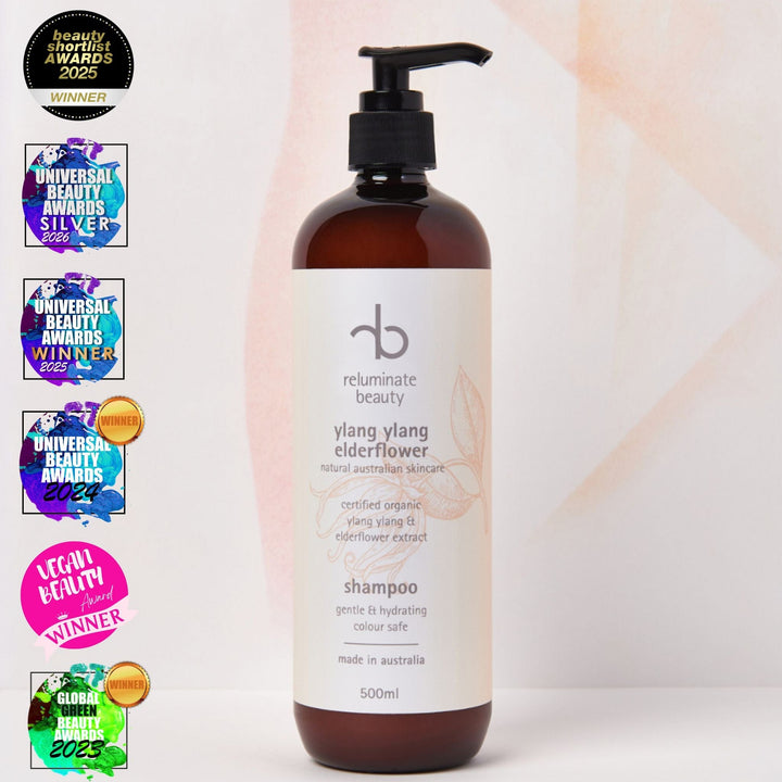 reluminate beauty Single Gentle Natural Shampoo - Hydrating Care for Maturing Hair