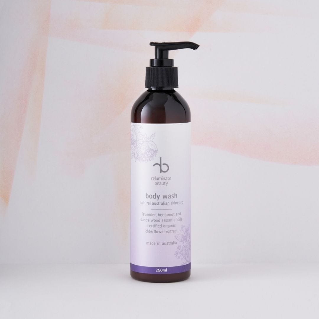reluminate beauty Single Natural Body Wash - Lavender Bergamot & Sandalwood Hydration