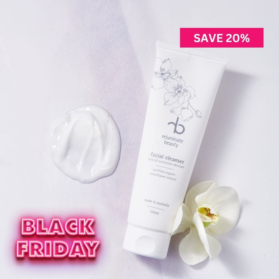 reluminate beauty Single Snowflower Facial Cream Cleanser -Nourish & Glow Naturally