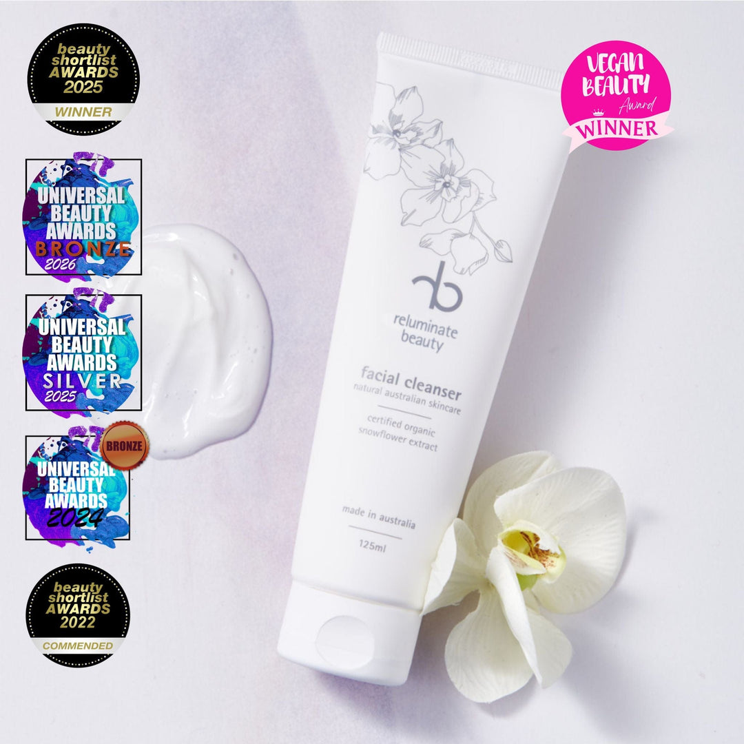 reluminate beauty Single Snowflower Facial Cream Cleanser -Nourish & Glow Naturally