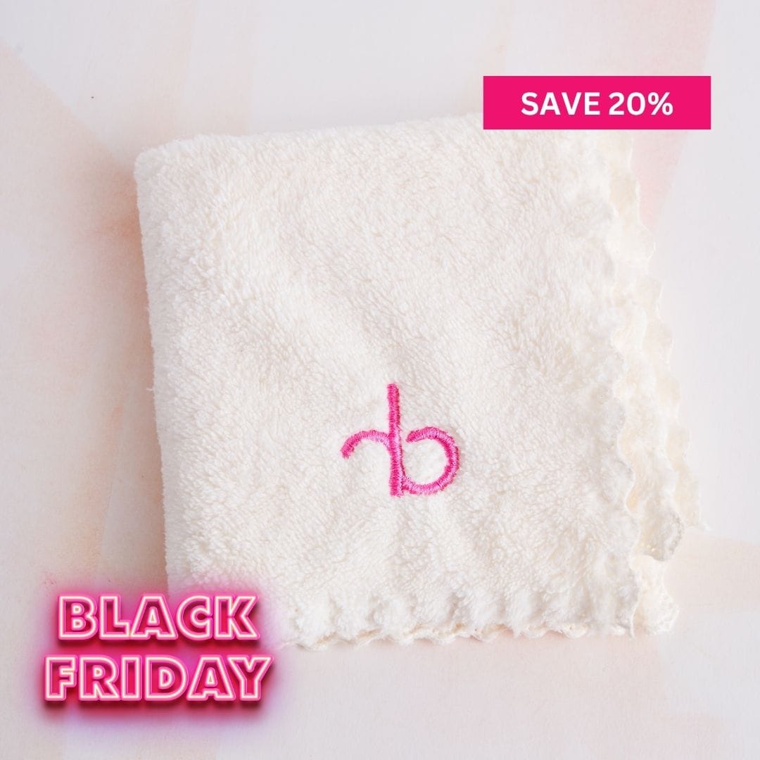 reluminate beauty Single Soft Facial Cloth -Gentle, Reusable Care for Daily Skincare